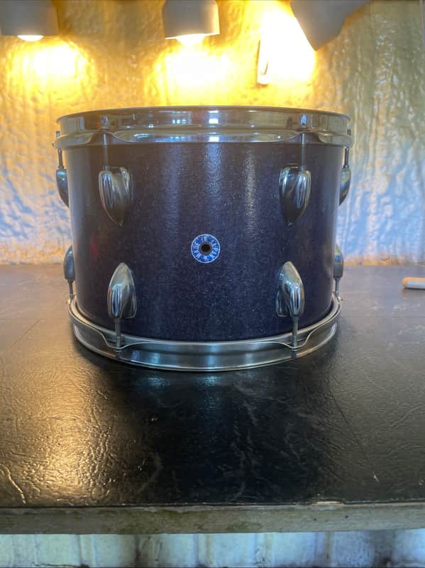 Made In Japan Blue Sparkle 12" Rack Tom image 1