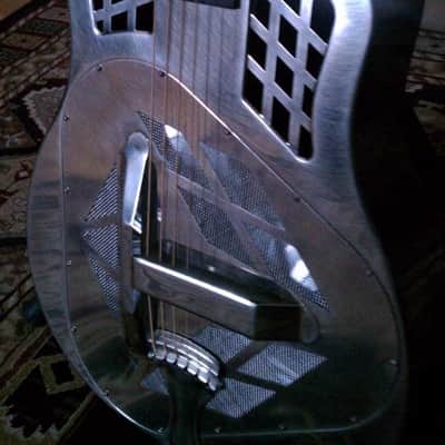 National Reso-Phonic NRP Steel Tricone Cutaway 2023 Rubbed Nickel image 3
