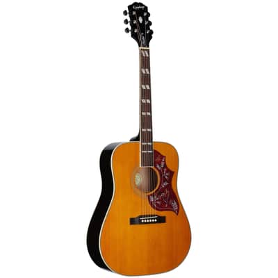 Epiphone Hummingbird Studio, Antique Natural, with Gig Bag image 2