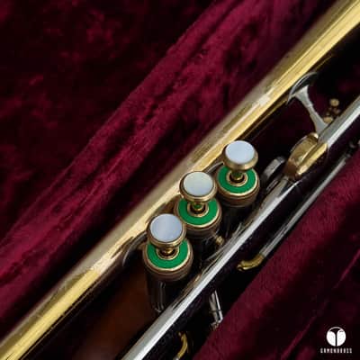 F.E. Olds & SonSuper Recording Los Angeles offset valves trumpet gamonbrass Bild 5