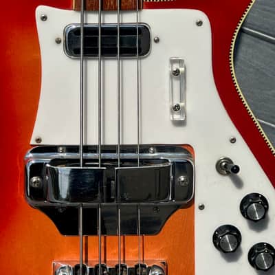 Rickenbacker 4001 "Mono" Bass 1968 - a dead mint Fireglo example w/an original Bill of Sale ! image 11
