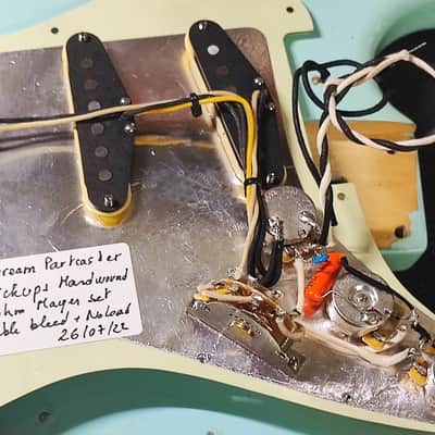 MyDream Partcaster Custom Built - Relic Sonic Blue with Matching Headstock JM635 image 10