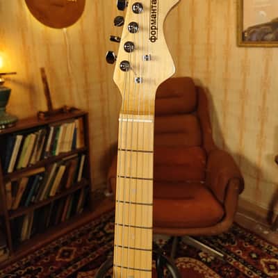 Formanta Style USSR Electric Guitar Built In Tone Bender Soviet Germanium Fuzz image 6