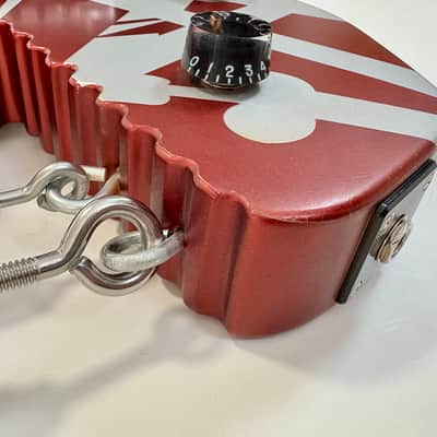 EVH Shark 2019 Burgundy/Silver Stripes image 7