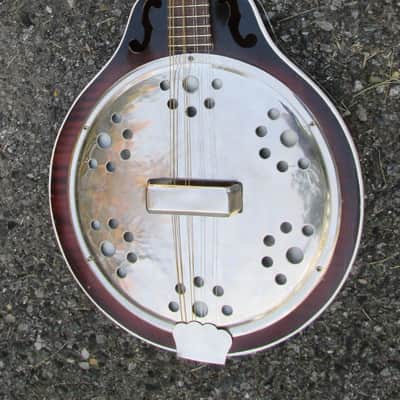 RARE Vintage '30s Harmony Faux Resonator Mandolin ! GREAT CONVERSION POTENTIAL!! image 1