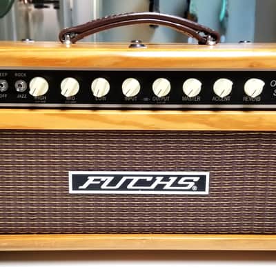 used 2005 Fuchs Overdrive Supreme 100 Watt Tube Amp Head with Bob Burt Head Shell! Very Good Condition image 3