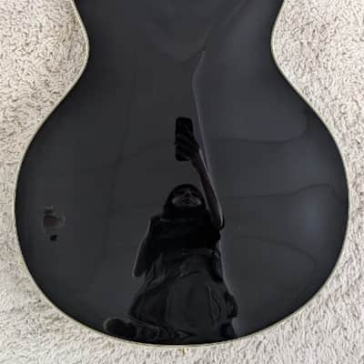 D'Angelico Excel DC Semi-Hollow Body Electric Guitar w/Hard Case, Solid Black image 2