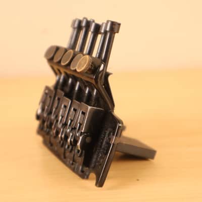 Vintage RARE Carvin Branded Stamped Kahler Steeler Tremolo Black Bridge image 9