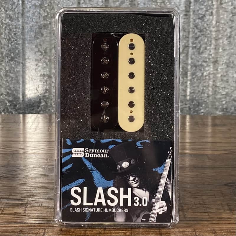 Seymour Duncan Slash 3.0 Humbucker Bridge Reverse Zebra 4 Conductor Guitar Pickup 11104-42-RZ-4C-bpSh image 1