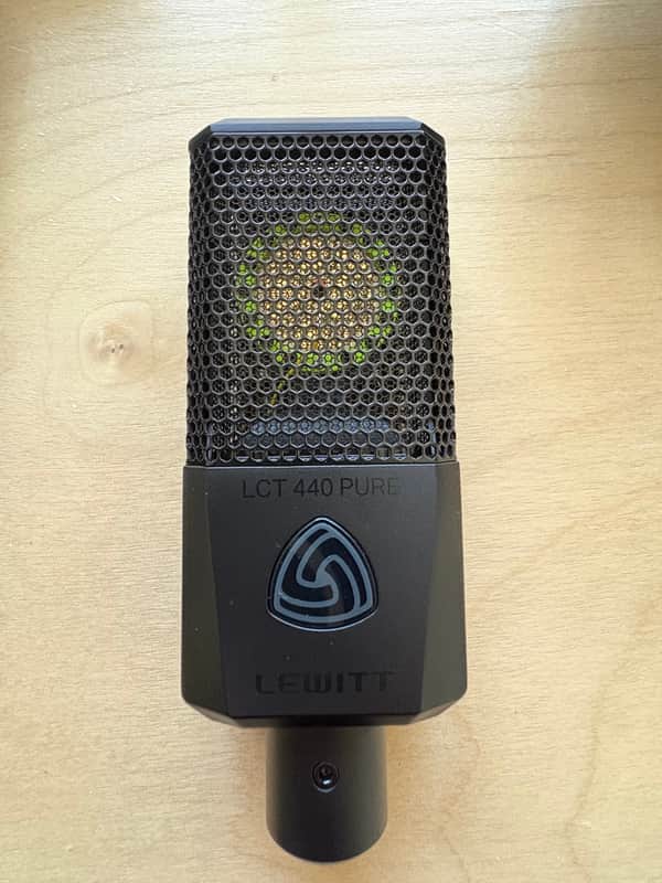 Lewitt LCT-440-PURE Large Diaphragm Cardioid Condenser Microphone 2010s - Black image 1