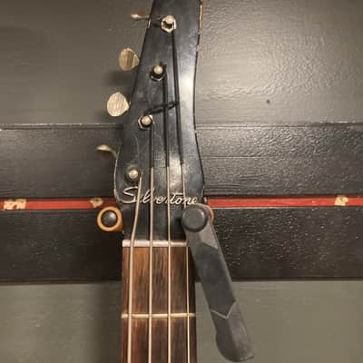 Silvertone 1444 early 60's Bass  - Black image 3