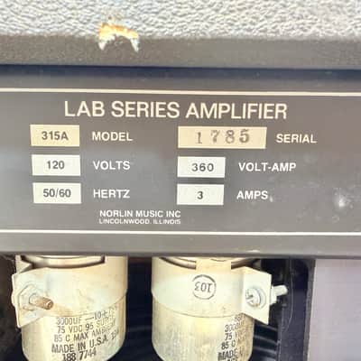 Lab Series L2 100-Watt Vintage Solid State Bass Amp Head - Moog Designed 1970's image 13