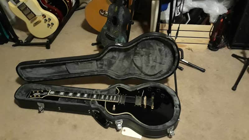 Epiphone Les Paul Custom PRO 2018 Black with hard case image 1