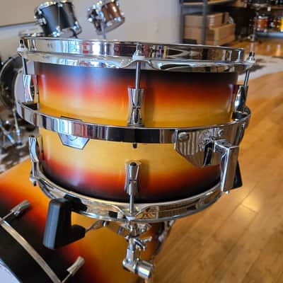 Drum Kits - Noble & Cooley 16x22 8x13 14x16 Horizon Series Drum Kit (Vintage Sunburst Satin) image 4