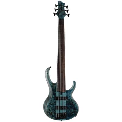 Ibanez BTB946 Electric Bass, 6-String, Cosmic Blue Low Gloss image 3