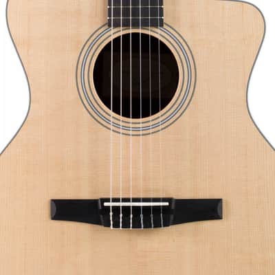 Taylor 214ce-Nylon Acoustic/Electric Guitar with Deluxe Gigbag image 7