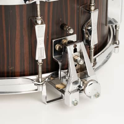 Sonor Early 80's HLD581 EB Signature Series / Makassar Ebony 12Lugs Birch Lite Snare Drum 14"×6.5" image 8