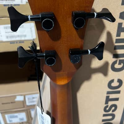 Ibanez AEGB24E AEG Acoustic-electric Bass Guitar - Mahogany Sunburst High Gloss image 6