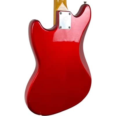 Fender Japan 69 Reissue Mustang 2012 - Candy Apple Red - Matching Headstock image 5