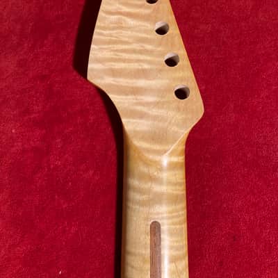 Unbranded Quality One Piece S Style Flame Maple Neck Laquered #1 image 8