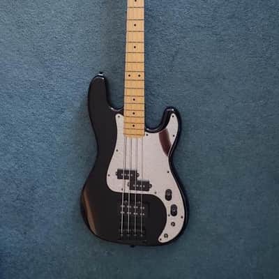 Vista Bass Guitar Vintage 80's - Black/Mirrored MIJ Rare image 11