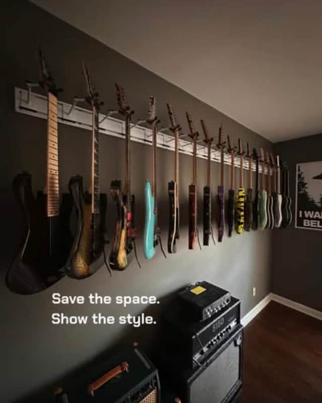 String Swing 15 Guitar Wall Rack Models  SW10RL-K And  SW5RL-K 2026 - Cherry image 1
