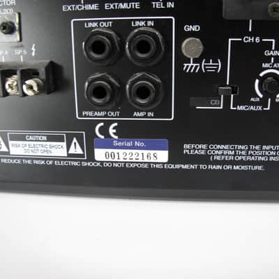 Inter M PA-4000 120 Watt 6 Input Powered PA Mixer Amplifier image 6