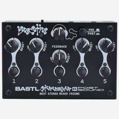Bastl Instruments BESTIE Compact Battery Powered Stereo Mixer with Overdrive and Feedback image 2
