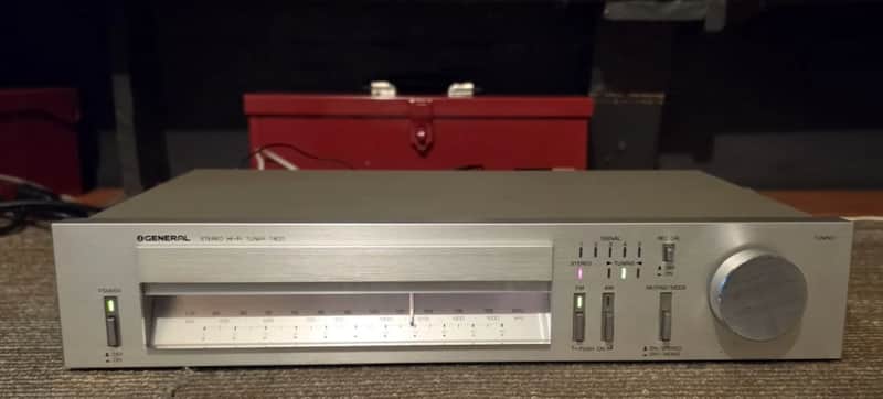 VINTAGE GENERAL STEREO FM/AM TUNER/MADE IN JAPAN image 1