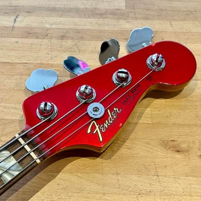Fender  50th Limited Anniversary Jazz Bass CAR 2010 - Candy Apple Red + Case image 4