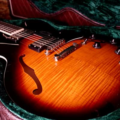 Maybach Guitars  CAPITOL 59 Aged ( 335 Thinline )  2022  Sunburst In Stock Ready to Ship Worldwide ! image 5