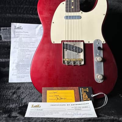 LSL Instruments Limited Chris Fleming Series 60's T-bone Light Age - (Fleming Style) Candy Apple Red GOJI 8383 image 13