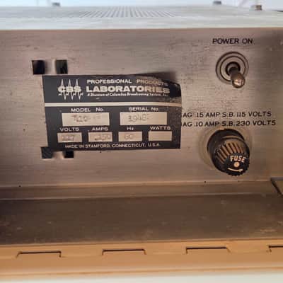 CBS Laboratories FM Volumax 410 RECAPPED vintage discrete compressor limiter w/ transformers imagen 12