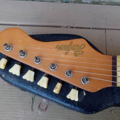 Vintage Circa 1965 Hofner 173 "Brokat" Vinyl Finish Electric Guitar w/ Original Hardshell Case! image 7