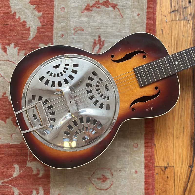 1934 Dobro Model 27 Squareneck Resonator 3 Color Sunburst