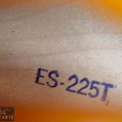 Vintage 1958 Gibson ES-225T - Original Sunburst Finish - Killer Burst Era Player - Great woods image 15