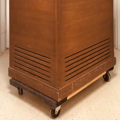 VINTAGE 1975 Leslie Speaker Cabinet 710 w/ Trek II Crossover for Hammond Organ image 2