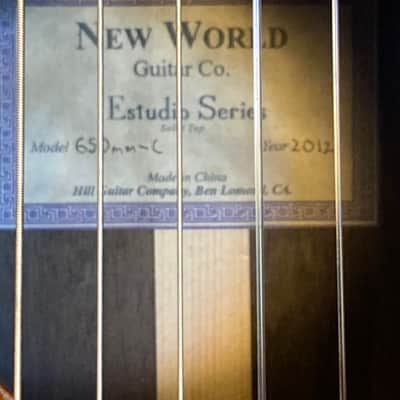 New World Guitar Co. Estudio Series 650mmC 2012 Natural image 4