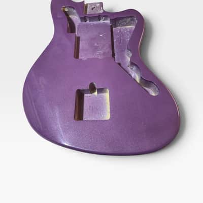 Purple DIY Paulownia Electric Guitar Body Purple image 3