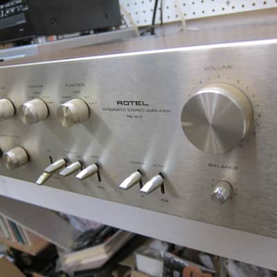 Vintage Rotel RA-612 Stereo Integrated Amp, 1970s, Built, Japan, Ex Sound, Serviced, Phono 1970s Silver image 2