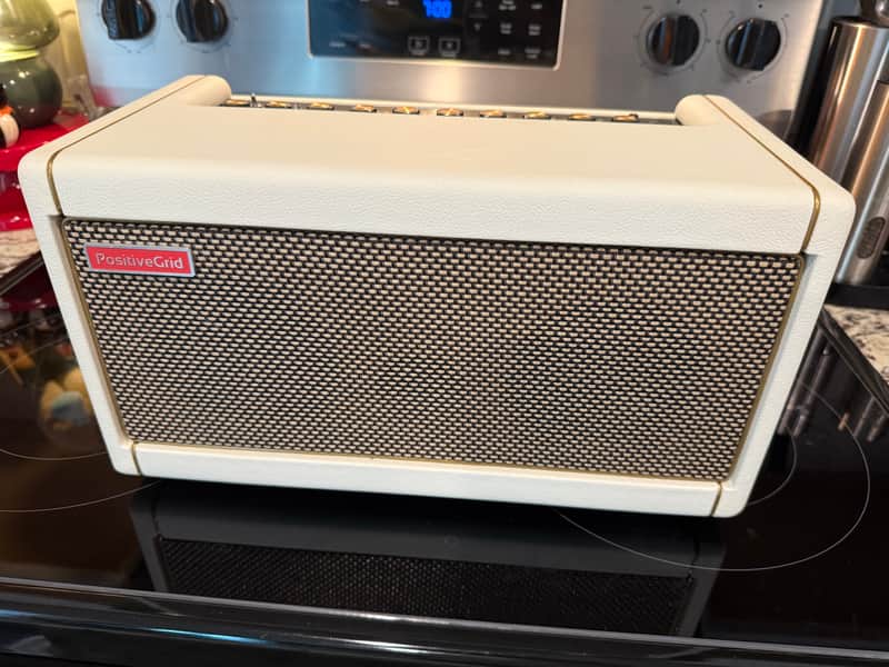 Positive Grid Spark 40 40-Watt 2x4" Modeling Guitar Combo 2021 Pearl White image 1
