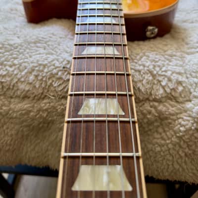 Gibson Les Paul Traditional Plain Top Zebra 2016 Lemon Burst image 11
