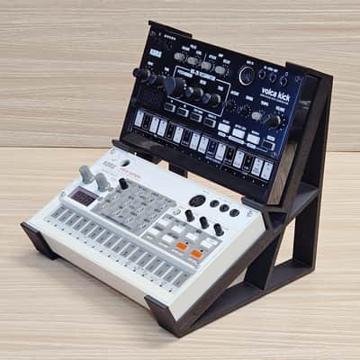 The Analog Source 2 Tier Gen 3 Desktop Stand for Volca Beats Bass FM Keys Nubass Loop Sample Synthesizer Mixer Drum Rhythm Machine Sampler
