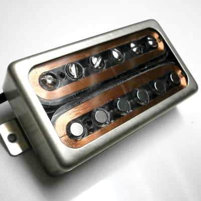 Q pickups TRANSPARENT BOBBIN Open RAW Cover Humbucker PAF Guitar Pickup Hand Wound By Q Pickups image 3