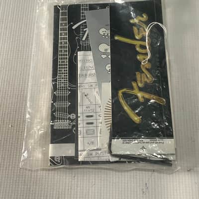 2000's Fender Deluxe Stratocaster Guitar Warranty Brochures, Bumper Stickers, Case Candy, etc. image 1