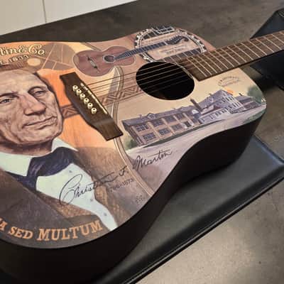 2008 Martin USA 175th Anniversary Dreadnought SPECIAL LIMITED EDITION Robert Goetzl Custom Graphic Artwork American DX-175 Acoustic Guitar TIME CAPSULE CASE QUEEN image 10