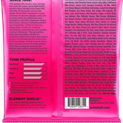 Ernie Ball 2824 Super Slinky Nickel 5-String Bass Guitar Strings, 45-125 Long Scale image 2