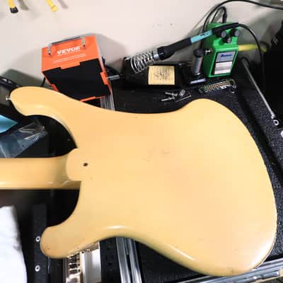 Rickenbacker 4001 Bass Guitar White 1974 Road Worn image 23