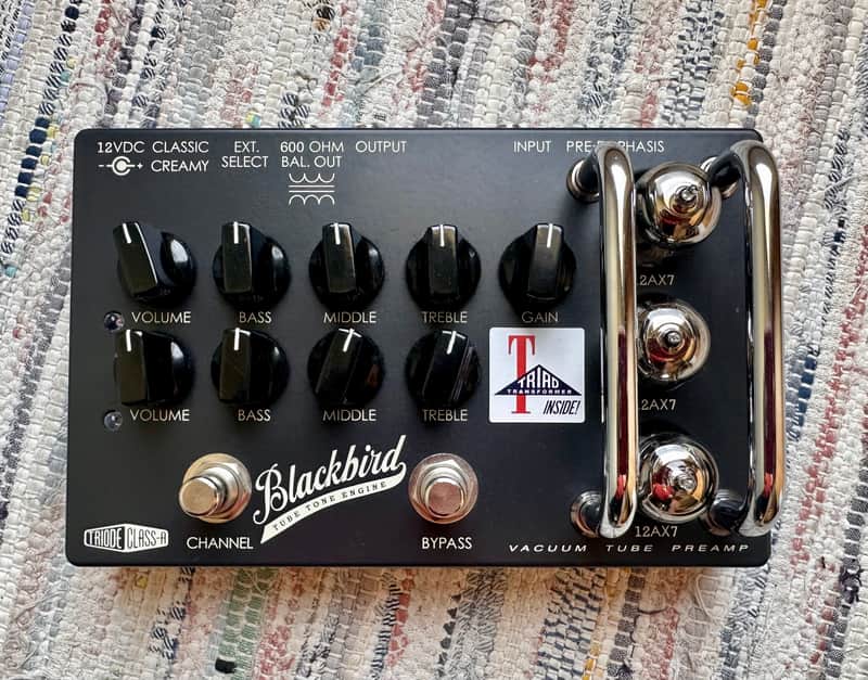 Effectrode Blackbird Vacuum Tube Preamp 2010s - Black image 1