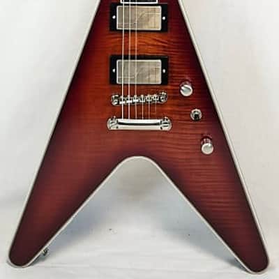Epiphone Flying V Prophecy Aged Bengal Tiger Burst, Electric Guitar with Premium Gig Bag image 9